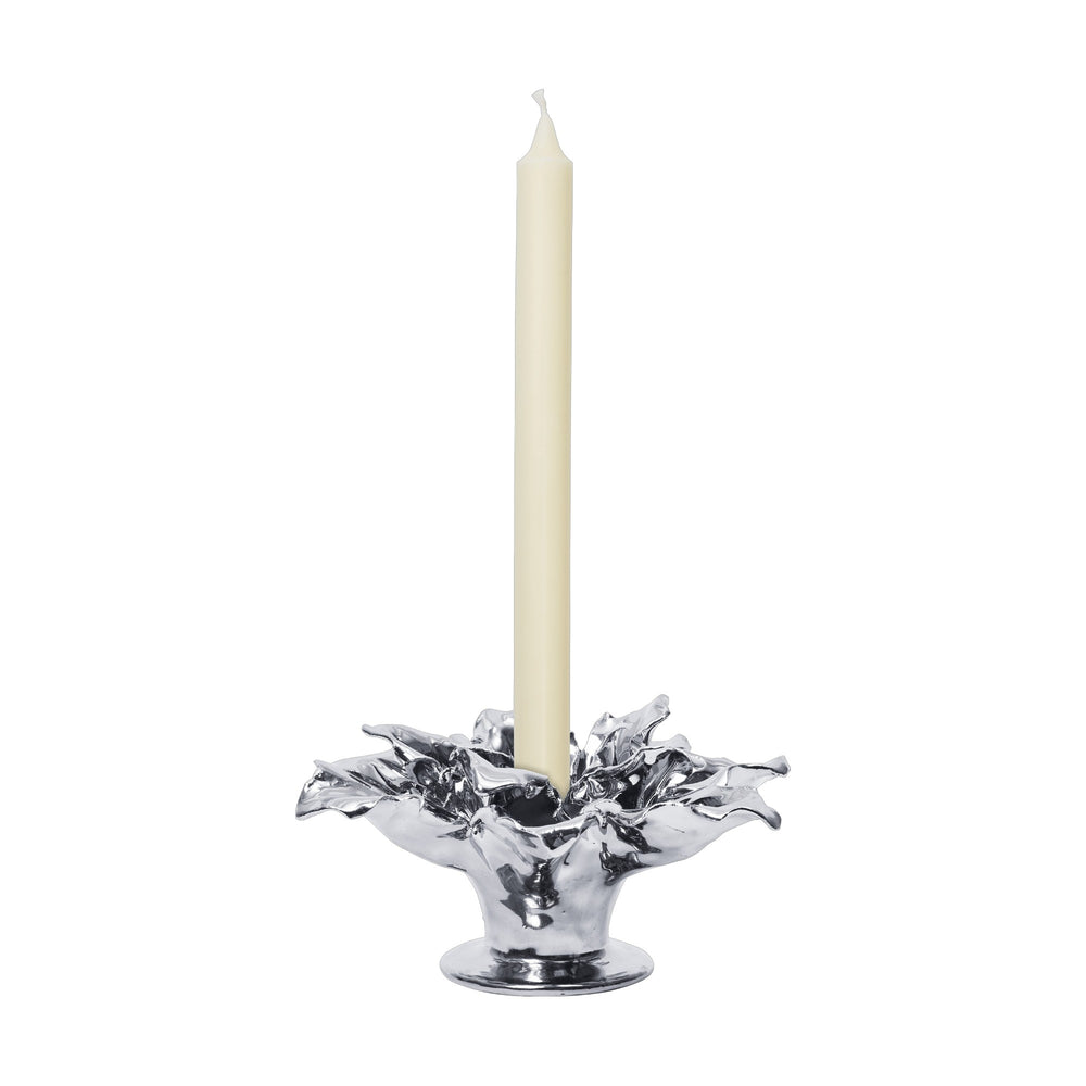 Holly Leaf Candle Holder