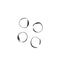 Holly Leaf Napkin Ring (Set of 4)  option Black Brass