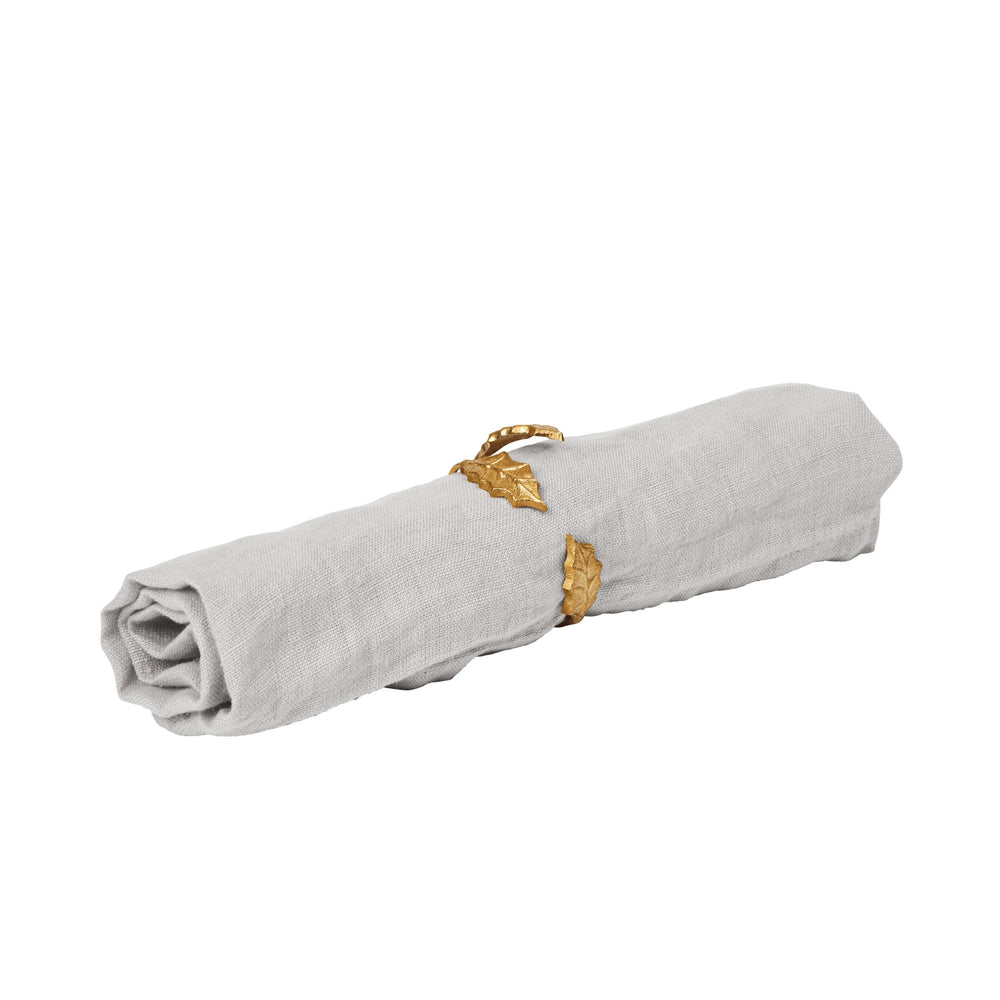 Holly Leaf Napkin Ring (Set of 4)