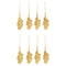 Holly Leaf Ornament (Set of 8)  option Brass