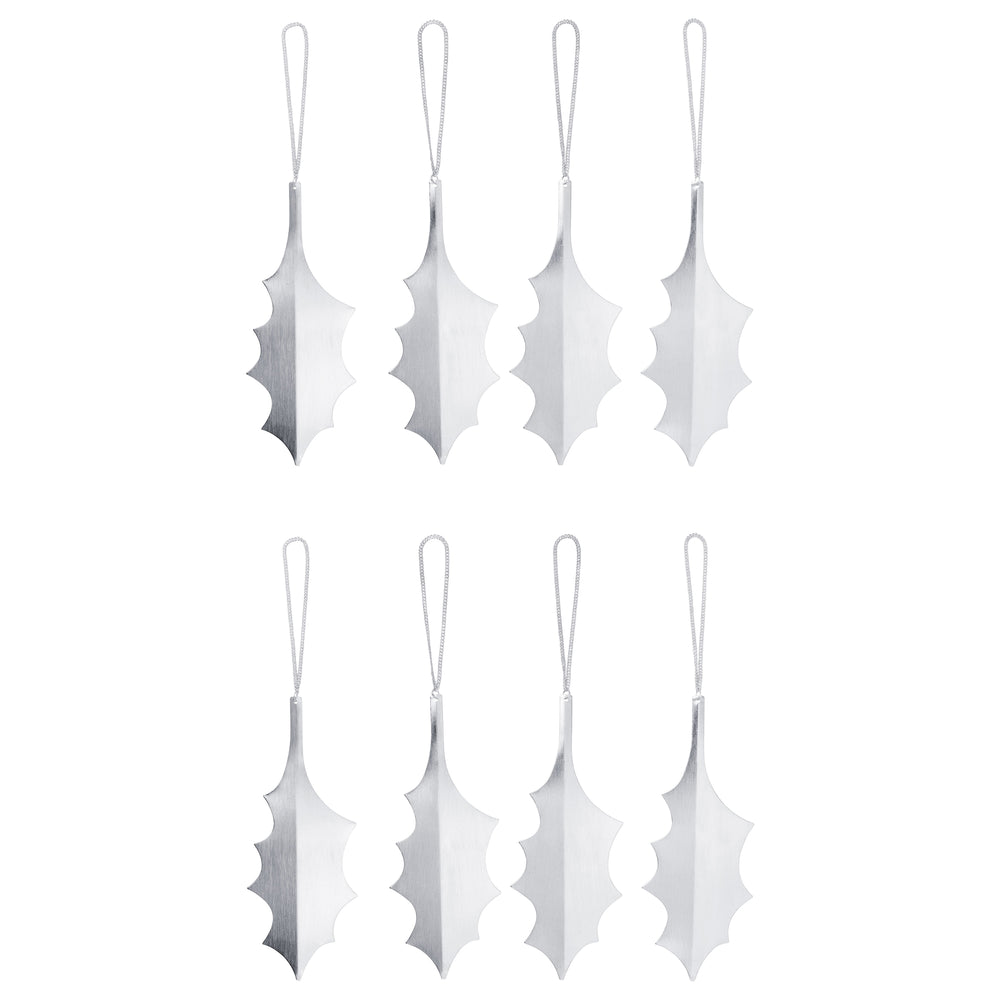 Holly Leaf Ornament (Set of 8)