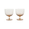 Host Water Glass (Set of 2)  option Blush