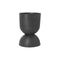 Hourglass Planter  option Black