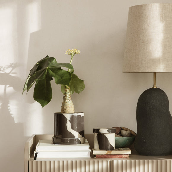 ferm LIVING  Inlay Container サンドブラウン Ferm Living Inlay container, L, sand - brown | Finnish