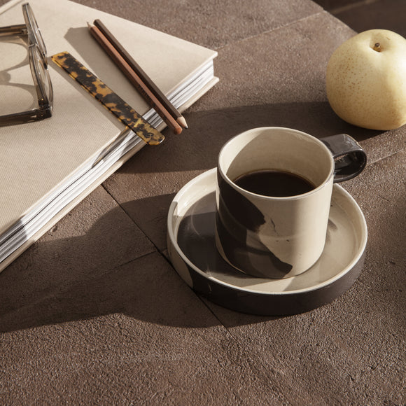 Ferm Living Inlay Cup with Saucer - Thumbnail 2
