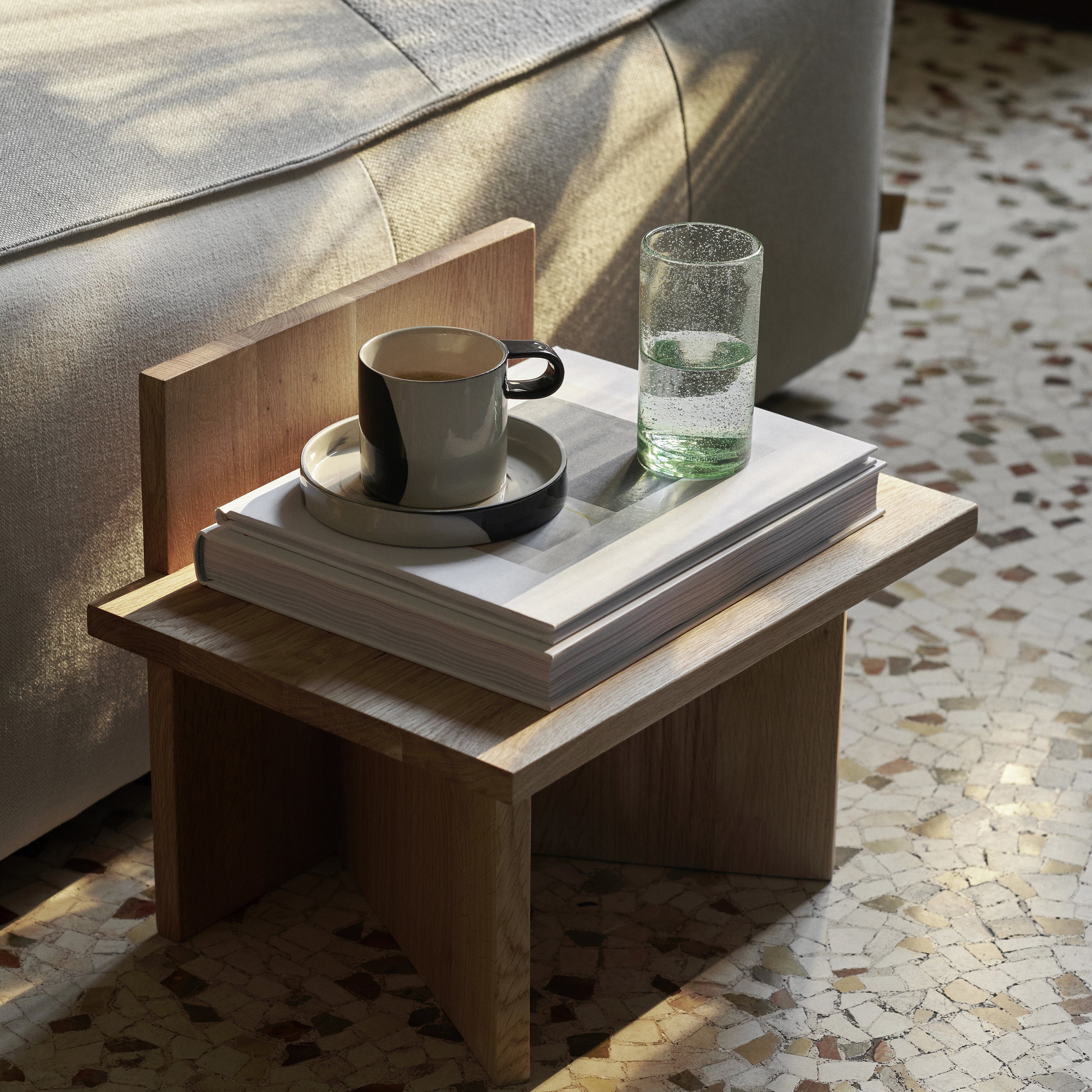 Ferm Living Inlay Cup with Saucer - Thumbnail 3