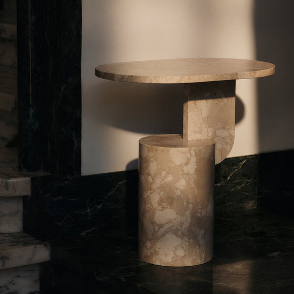 Insert Stone Side Table