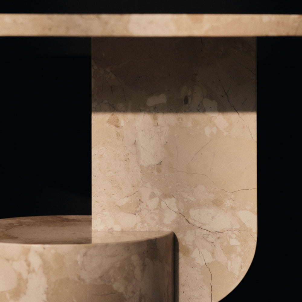 Insert Stone Side Table