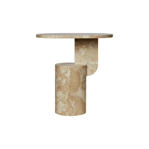 Insert Stone Side Table
