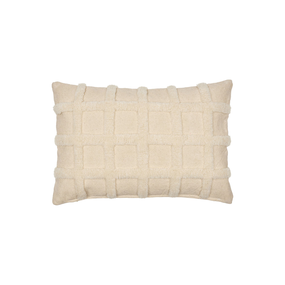 Norte Grid Throw Pillow