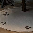 Oak Christmas Tree Round Blanket