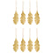 Oak Leaf Ornament (Set of 8)  option Brass