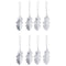 Oak Leaf Ornament (Set of 8)  option Silver