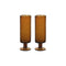 Oli Champagne Flute (Set of 2)  option Amber