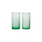 Oli Water Glass (Set of 2)  option Recycled Clear