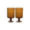 Oli Wine Glass (Set of 2)  option Amber