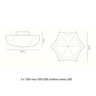 Poem Wall/Ceiling Light