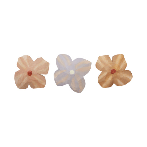 Poesie Hand-Carved Magnets (Set of 3)