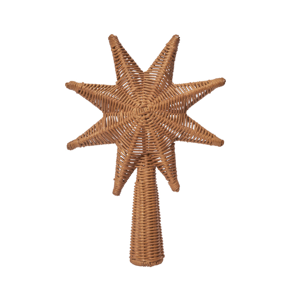 Rattan Christmas Tree Top Star