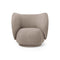 Rico Lounge Chair  option Boucle Sand