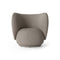 Rico Lounge Chair  option Brushed Warm Grey