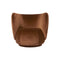 Rico Lounge Chair  option Devore Velvet Rust