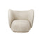 Rico Lounge Chair  option Utzon-Can Lis Sand Off-White
