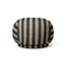 Rico Lounge Chair  option Louisiana Sand/Black Pouf