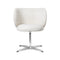 Rico Swivel Dining Chair  option Boucle Off White