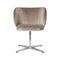 Rico Swivel Dining Chair  option Devore Velvet Flint Grey