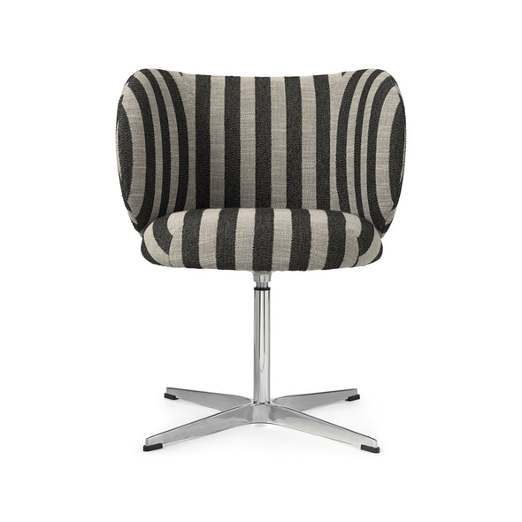 Black swivel on sale dining chairs