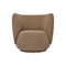 Rico Swivel Lounge Chair  option Autumn Dark Sand
