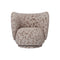 Rico Swivel Lounge Chair  option Cilla Taupe