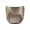 Rico Swivel Lounge Chair  option Devore Velvet Flint Grey