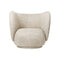 Rico Swivel Lounge Chair  option Utzon-Can Lis Sand Off-White