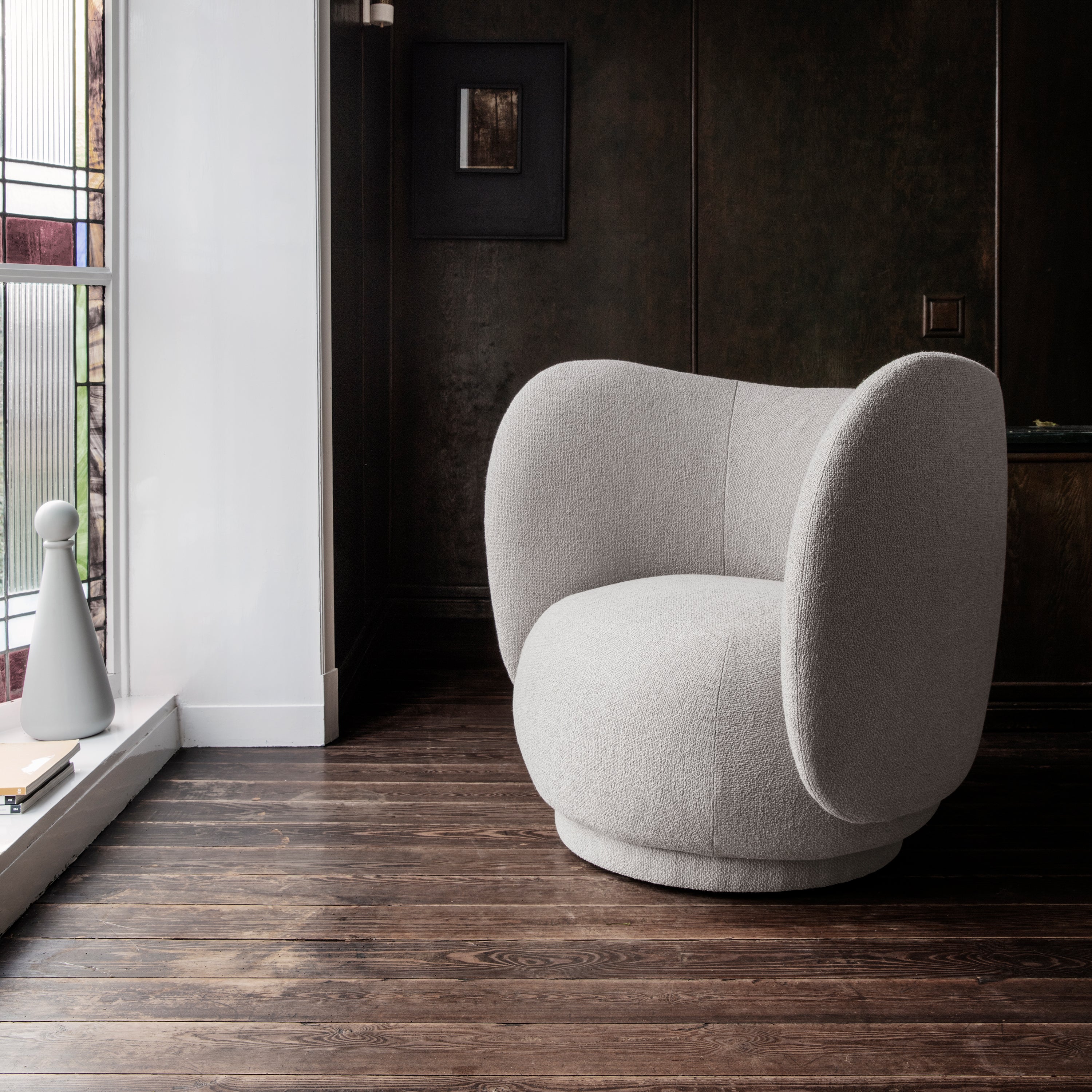 Rico Lounge Chair - Swivel Base - Thumbnail 5