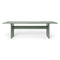 Rink Dining Table  option Tea Green