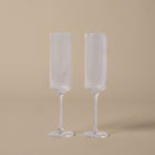 Ripple Champagne Flutes (Set of 2)
