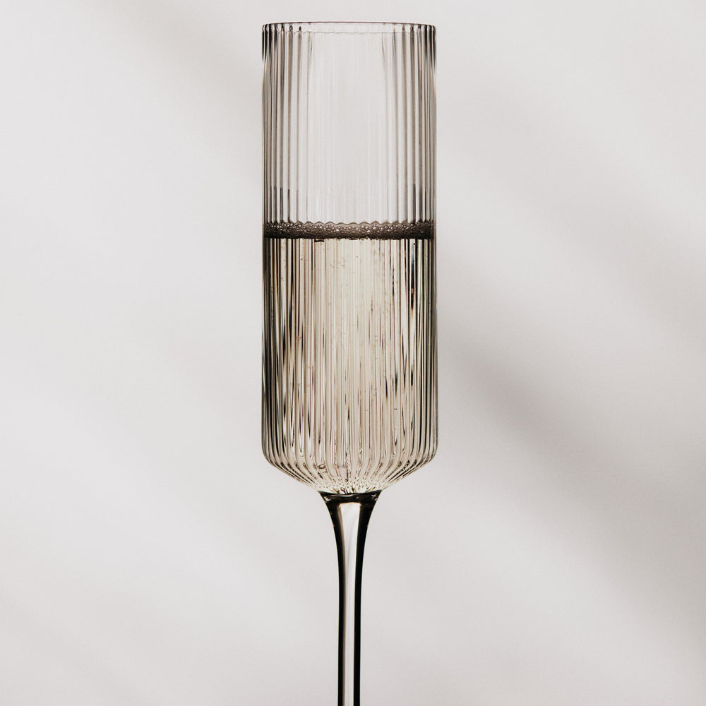 Ripple Champagne Flutes (Set of 2)