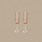 Ripple Champagne Flutes (Set of 2)