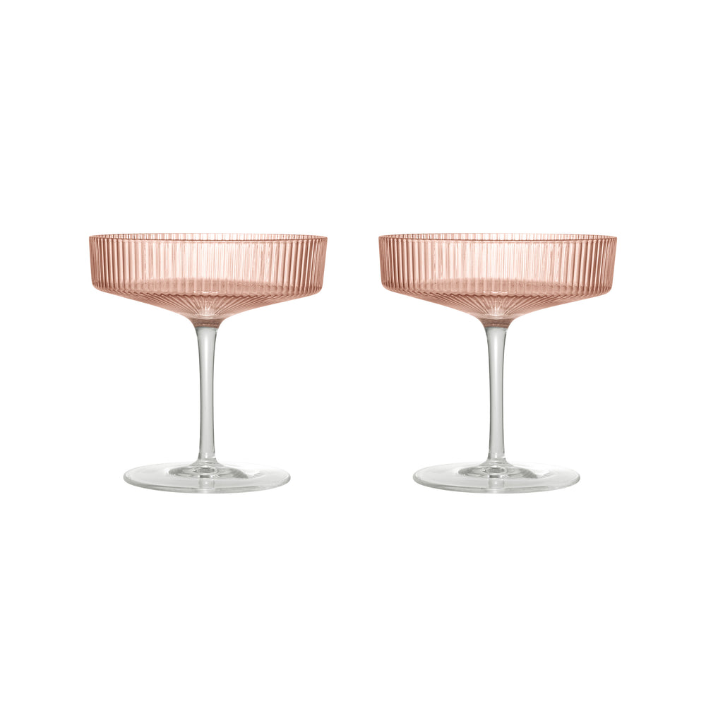 Ripple Champagne Saucer (Set of 2)