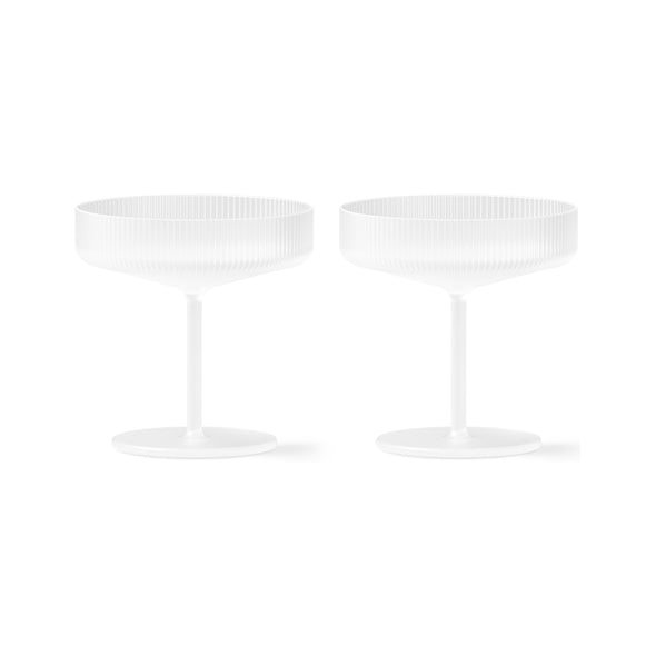 Ripple Champagne Saucer (Set of 2)