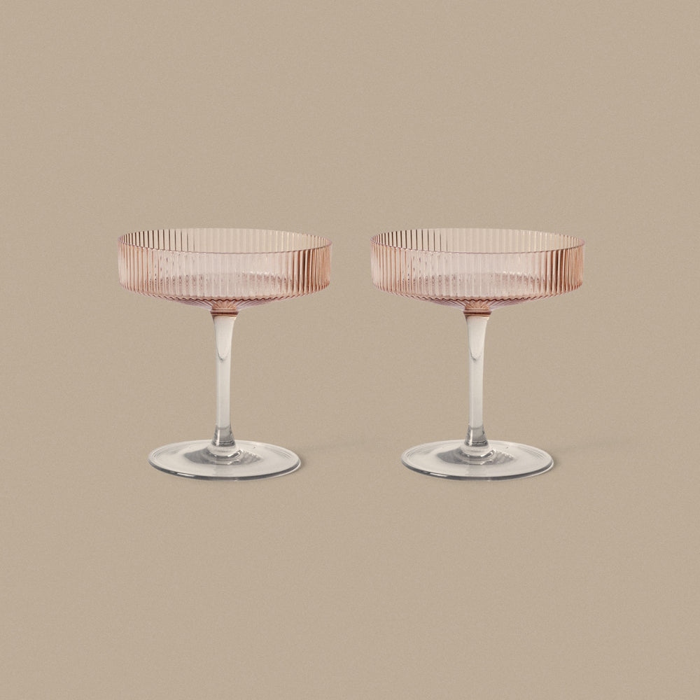 Ripple Champagne Saucer (Set of 2)