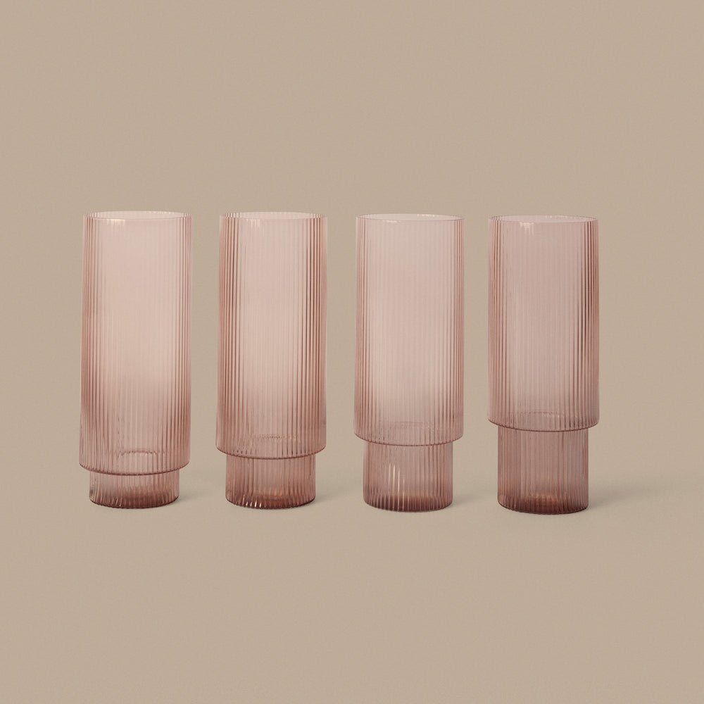 Ripple Long Drink Glass (Set of 4)