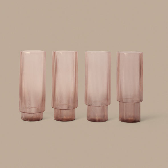Ripple Long Drink Glass (Set of 4)