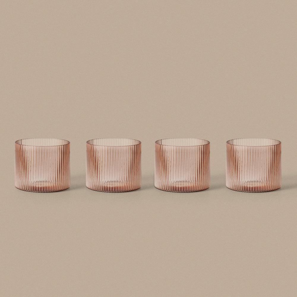 Ripple Low Glass (Set of 4)