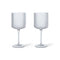 Ripple Red Wine Glass (Set of 2)  option Clear