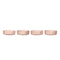 Ripple Serving Bowl (Set of 4)  option Blush