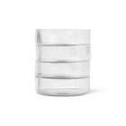 Clear Ripple Serving Bowl (Set of 4) OPEN BOX