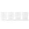 Ripple Shot Glasses (Set of 4)  option Frosted
